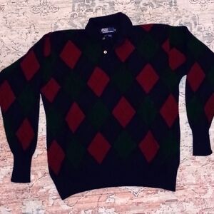 Vintage Ralph Lauren Lightweight Lambs Wool Men's size XL